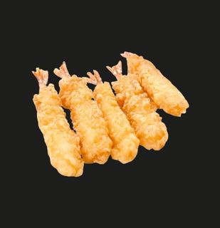 Garneles tempūrā (6 gab.)