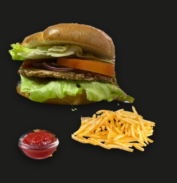 Liellopu burgera komplekts